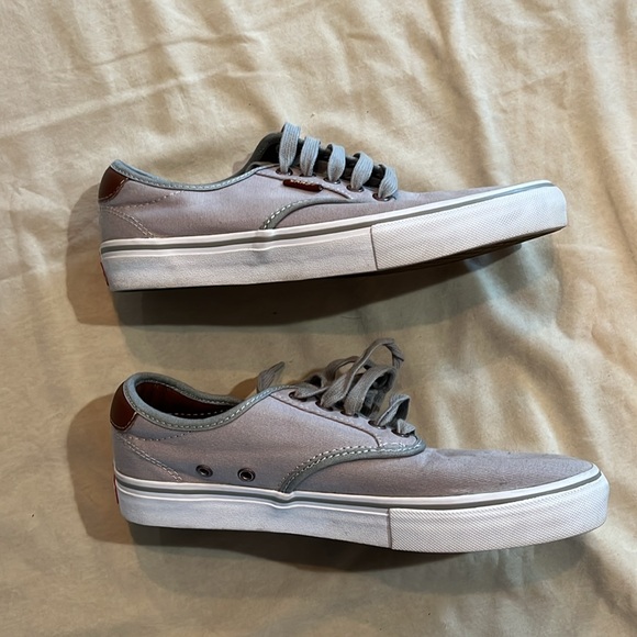 Vans Chima Ferguson Pro. Brushed Twill Grey Skate Shoe. Size 7.5 - Picture 12 of 14